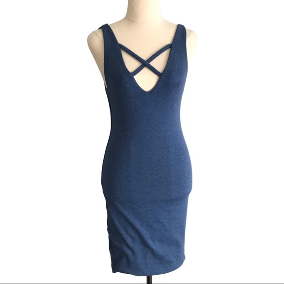 KOOKAI Sleeveless Bodycon Mini Dress w/Plunge Neck - Picture 15 of 16